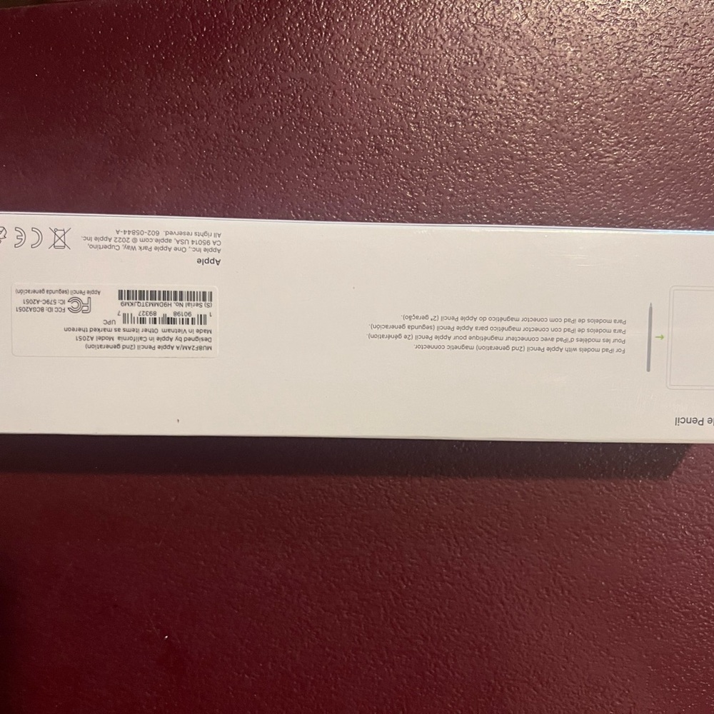 Second generation, Apple Pencil